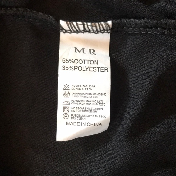 MR; Top, Crewneck w/Front Buttons, Lace Sleeves - Picture 4 of 4